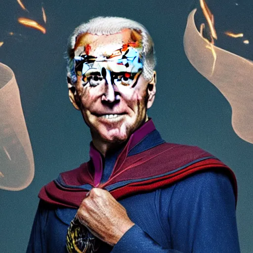 Prompt: joe biden as doctor strange