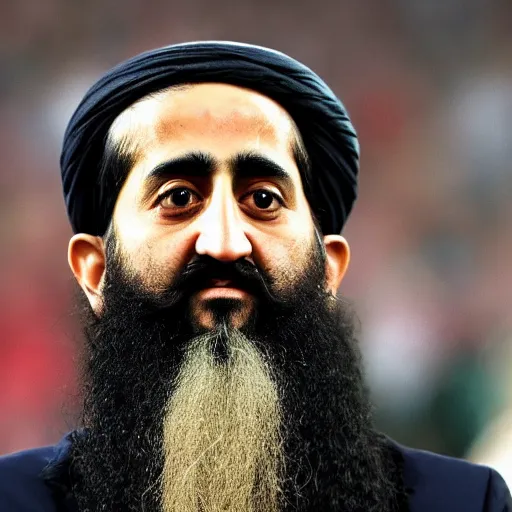 Image similar to Osama bin Laden as Manchester United manager, 8k, focused, epic quality, well lit,