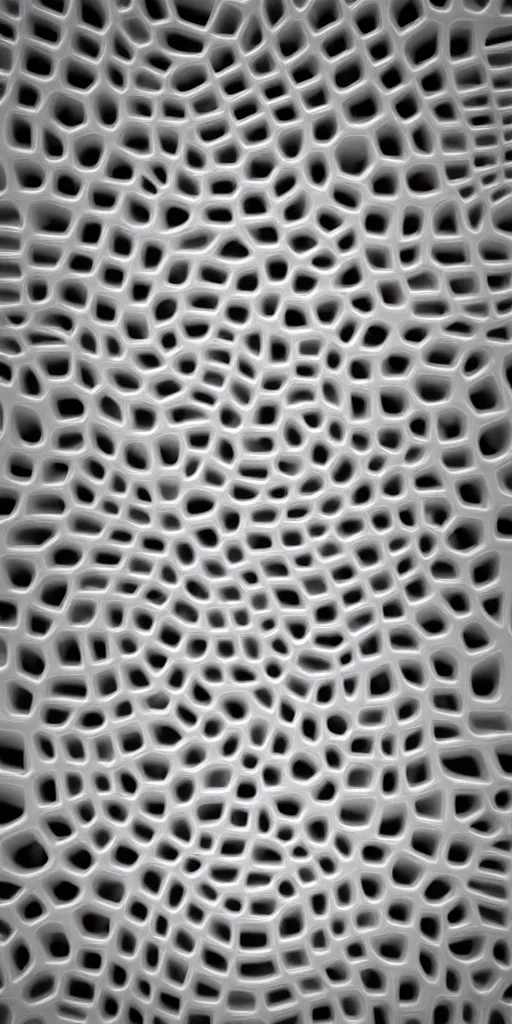 Image similar to a 3 d render of an organic pattern of molecular bindings, made of white plastic, on a dark background, depth of field, by etienne - louis boullee and frank gehry, hyper realistic, 4 k, unreal engine, raytracing, trending on artstation