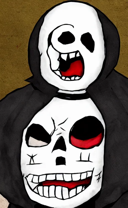 Image similar to sans from Undertale