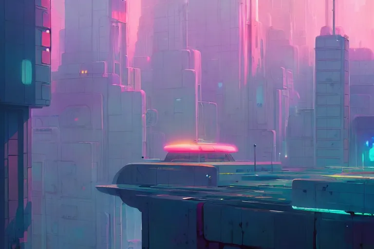 Prompt: abandoned futuristic city on a mountain fogged in the colorful clouds style of makoto shinkai studio ghibli, james gilleard greg rutkowski chiho aoshima