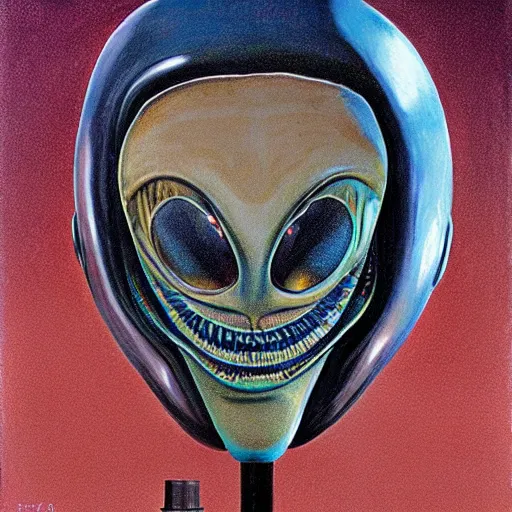 Image similar to alien by wayne thiebaud