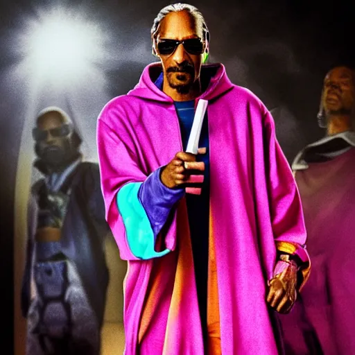 Prompt: snoop dogg as mace windu