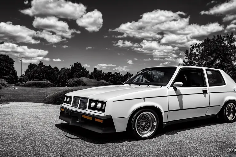 Image similar to 1985 supercharged with a blower Chevette, XF IQ4, 150MP, 50mm, F1.4, ISO 200, 1/160s, natural light, Adobe Photoshop, Adobe Lightroom, photolab, Affinity Photo, PhotoDirector 365