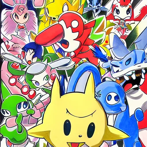 Image similar to art by ken sugimori