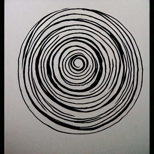 Image similar to zen, abstraction, ink