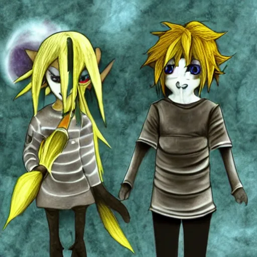 Image similar to ben drowned creepypasta ; majora's mask ; elegy of emptiness.