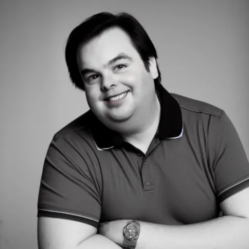 Image similar to rich evans, head and shoulders studio photo