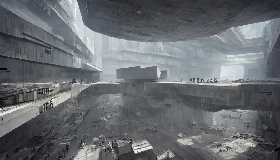 Image similar to big height brutalist imperial military base, drawing architecture, very long shot, top angle, imperial architecture in rogue one, pritzker architecture prize, brutalism architecture, jan urschel, greig fraser