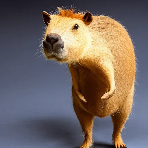 a humanoid capybara wearing a space suit | Stable Diffusion | OpenArt