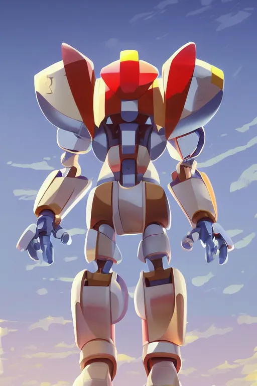 Image similar to metabots medabots medarotto medarot robot minimalist comics, behance hd by jesper ejsing, by rhads, makoto shinkai and lois van baarle, ilya kuvshinov, rossdraws global illumination ray tracing hdr radiating a glowing aura