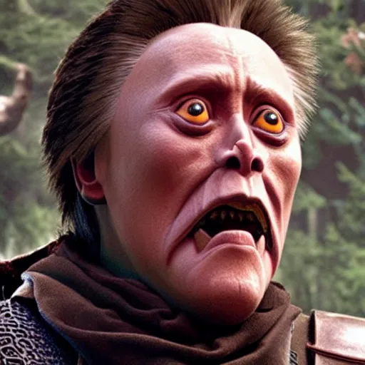 Prompt: How to be a Half-Orc Bard in D&D, by Christopher Walken.