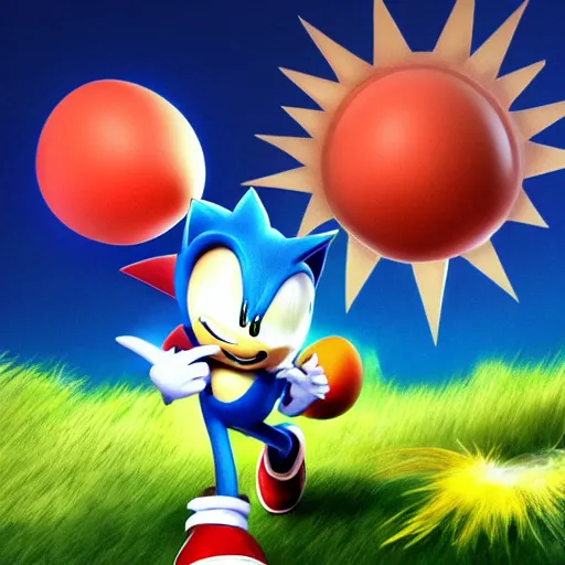 Image similar to eggman catching sonic the hedgehog with a pokeball, pokemon, 4k, high resolution