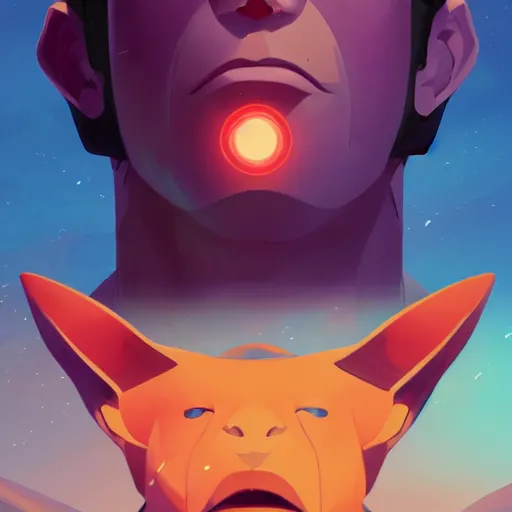 Prompt: face icon stylized minimalist space dandy, loftis, cory behance hd by jesper ejsing, by rhads, makoto shinkai and lois van baarle, ilya kuvshinov, rossdraws global illumination