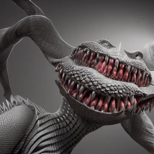 Image similar to Very very very very highly detailed epic central composition photo of endless tongue creature, intricate, extremely detailed, digital painting, smooth, sharp focus, hyper realistic illustration, volumetric lighting, incredible art by Pixar, artstation, concept art, Octane render in Maya and Houdini