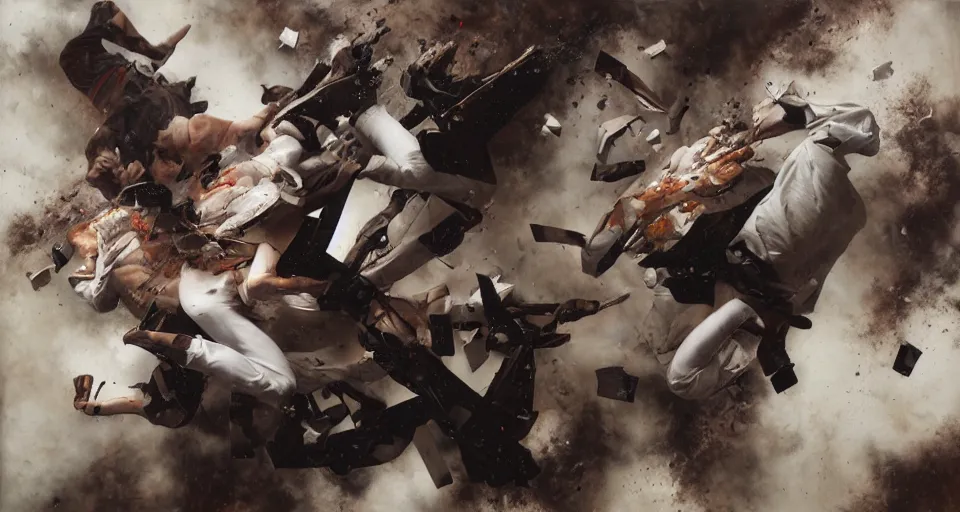 Prompt: the two complementary forces that make up all aspects and phenomena of life, by Jeremy Geddes
