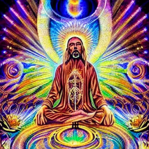 Image similar to Commercialized Spirituality packaged and sold to keep us all from seeking the spirit within and without us all. When you've seen beyond yourself then you may find Peace of mind is waiting there And the time will come when you see we're all one And life flows on within you and without you