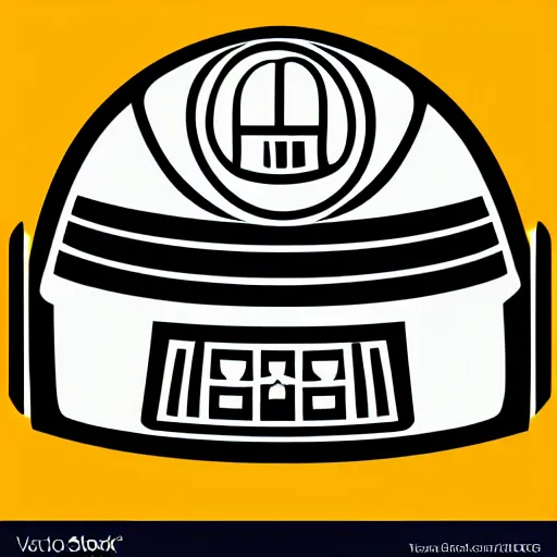 Prompt: logo of an Ufo built by chickens black and white, white background, vectorart, svg