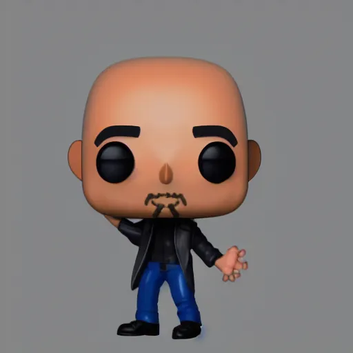 Prompt: “ very very intricate photorealistic photo of a jeff bezos funko pop on a white background, award - winning details ”