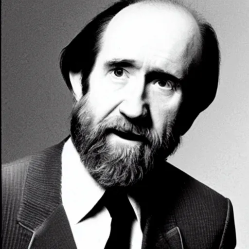 Image similar to jim henson as george carlin, movie, biopic,