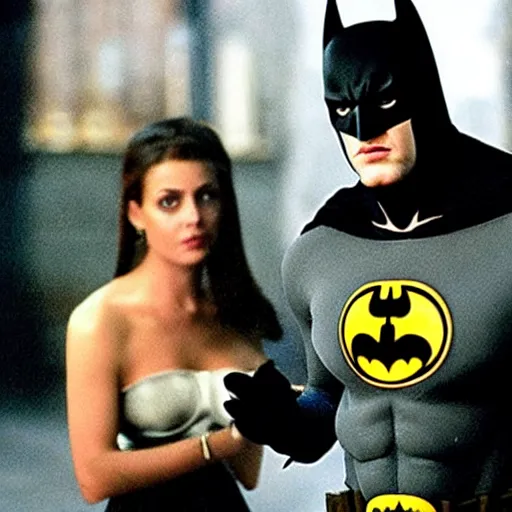 Image similar to batman in the sopranos, gabagool,