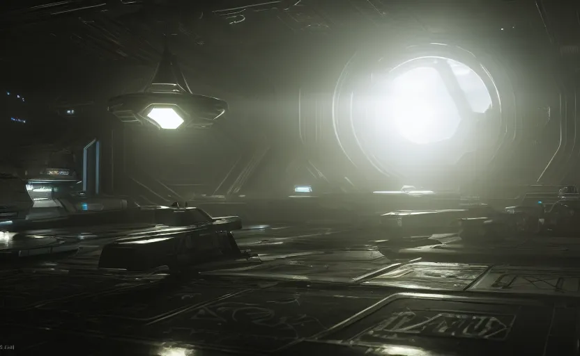 Image similar to Area 18 from star citizen. daylight. sunlight. lens flare. light fixtures. 8K. detailed. photorealism. artstation. 25mm f/1.7 ASPH Lens. ultra realistic