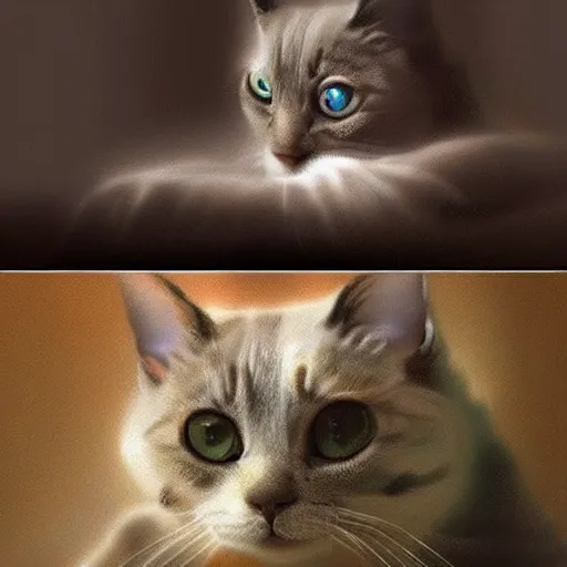 Image similar to Schrödinger's cat being both dead and alive, top image of all time on /r/ImaginaryMonsters subreddit