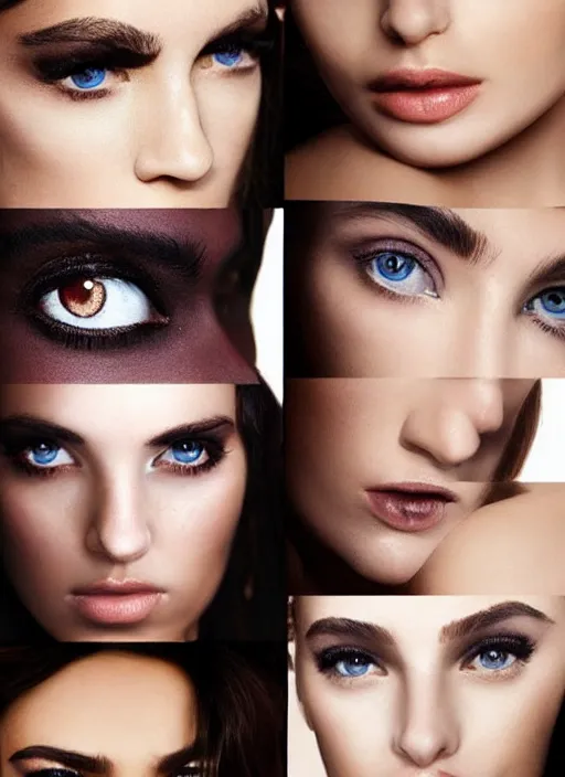 Image similar to style sheets, portraits of stunningly beautiful eyes, 🩹 🩹 🩹