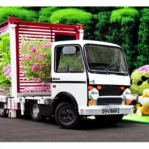 Image similar to Japan’s Kei-tora ‘Mini Truck’ Gardening Contest