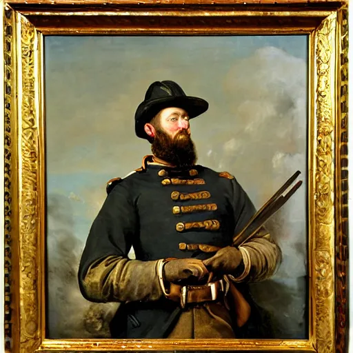 Prompt: painting American civil war soldier, Paolo Veronese style