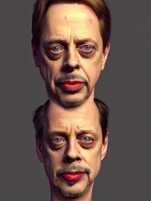 Image similar to portrait art of steve buscemi with a popsicle 8k ultra realistic , lens flare, atmosphere, glow, detailed,intricate, full of colour, cinematic lighting, trending on artstation, 4k, hyperrealistic, focused, extreme details,unreal engine 5, cinematic, masterpiece