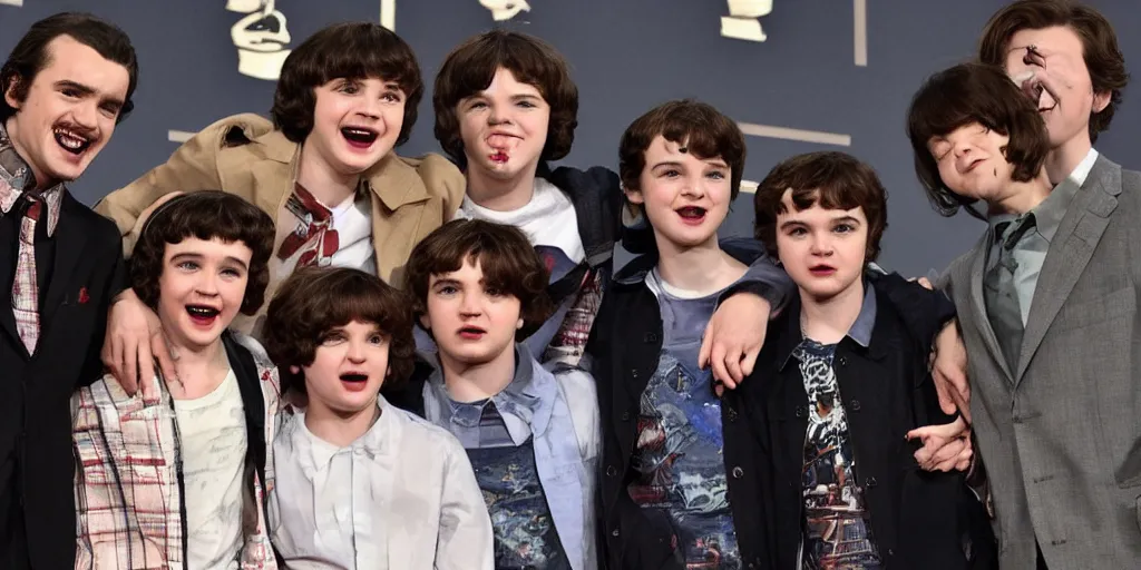 Prompt: stranger things cast