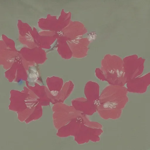 Image similar to bloodstained sakura flowers