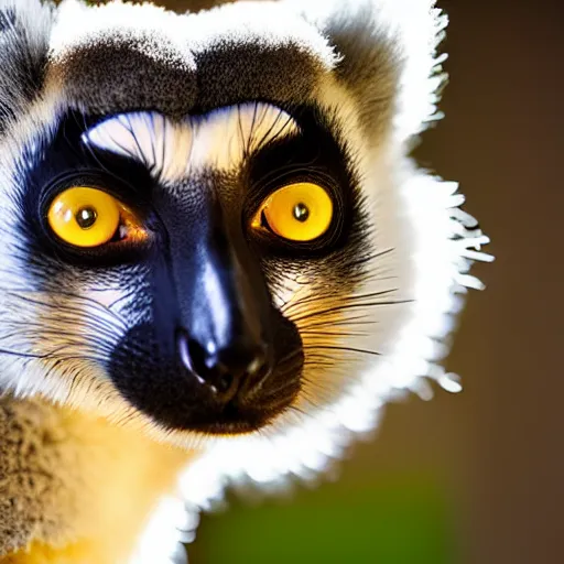 Image similar to a lemur - cat - hybrid, animal photography