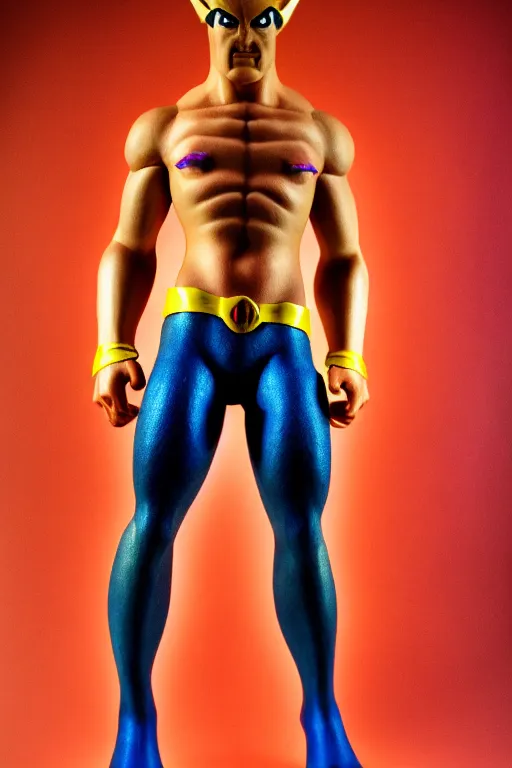 Image similar to full - length portrait of beast x - man, fashion color studio lighting, 3 5 mm, close - up