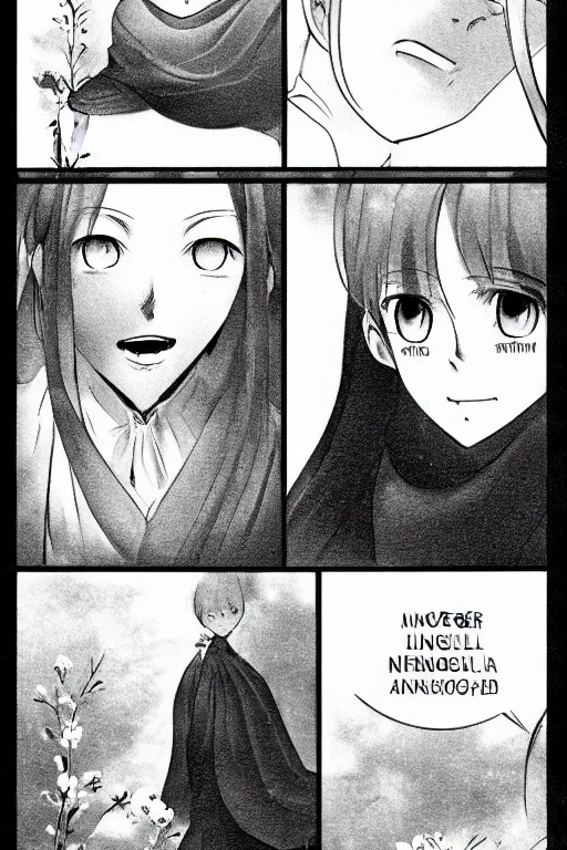 Prompt: manga comic about florence nightingale by mengo yokoyari.