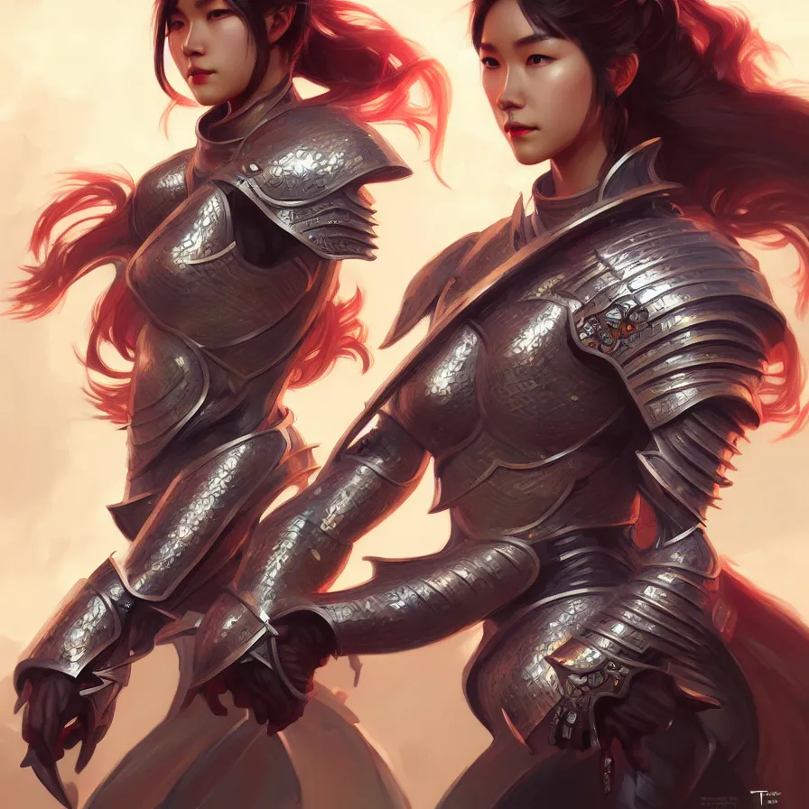 Image similar to portrait hero action pose of futuristic female knights of zodiac, chinese dragon concept art, d & d, highly detailed, digital painting, artstation, sharp focus, illustration, art by tan zi and ayanamikodon and alphonse mucha and wlop