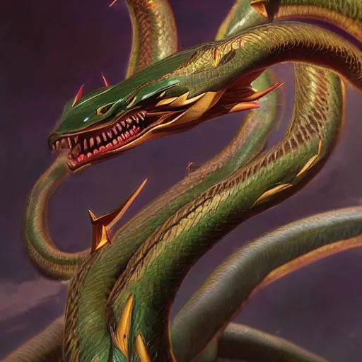 Image similar to hyperrealistic photo of rayquaza the flying sanke like dragon pokemon, character design, concept art, studio lighting, ultra detailed, structured art, ultra detailed, professional photography, cinematic art by artgerm and greg rutkowski and alphonse mucha