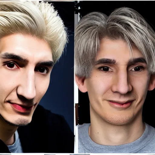 Image similar to really ugly xqc, big nose, underbite