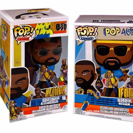 Prompt: action figure mr. t pop band, detailed facial expressions, 1 9 8 0 s aesthetic