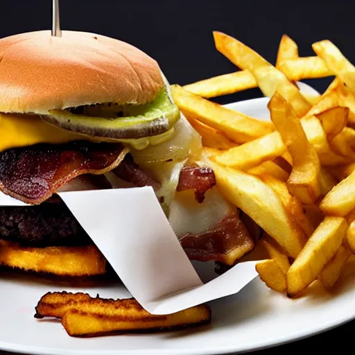 Stanley's Famous Hamburgers 🍔 Bacon Cheeseburger, Dirty Fries