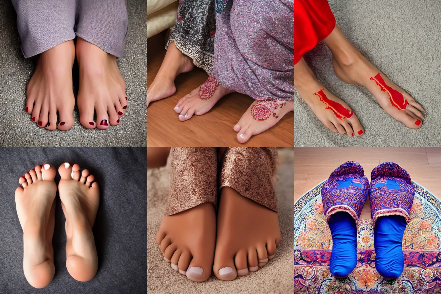 Halal feet pics. 4k., Stable Diffusion