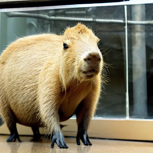 Prompt: robot capybara