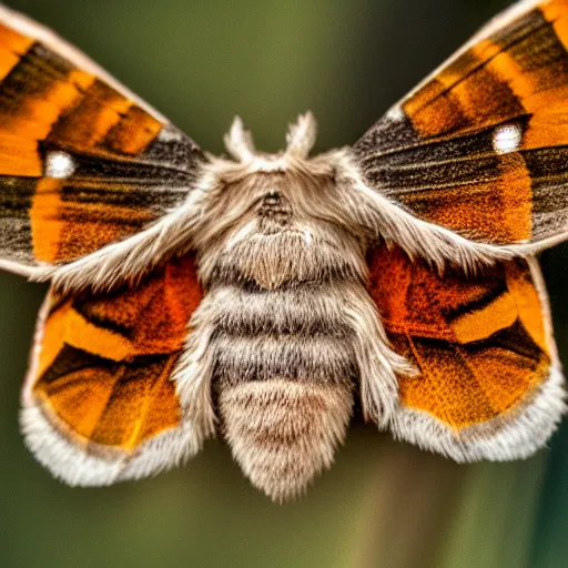 Prompt: beautiful moth close up shot, hyper detailed macro photography