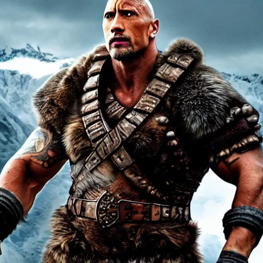 Prompt: dwayne johnson as a dungeons and dragons wizard, 4 k, detailed