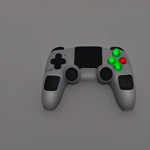 Image similar to a concept release of a gaming controller in the shape of an apple