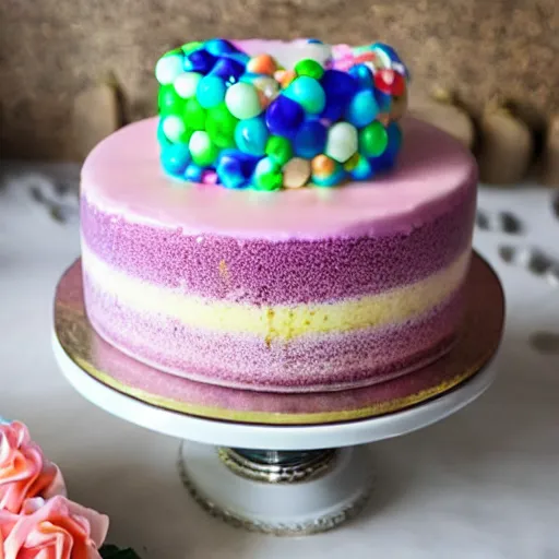 Image similar to mirror glaze cake