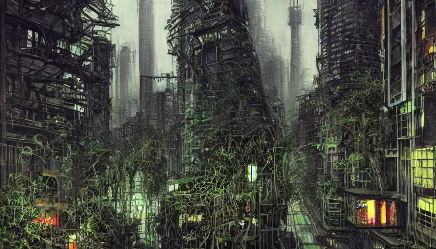 KREA - A solarpunk city coexisting with nature, digital art