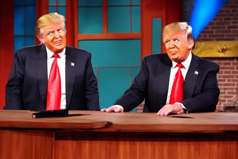 Image similar to donald trump on jerry springer