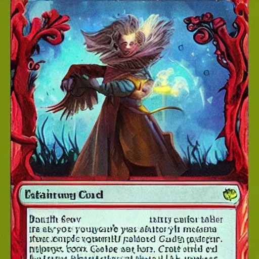 Image similar to a magic the gattering card